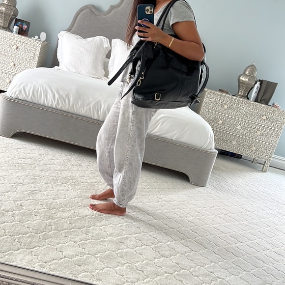 Diaper Bag, timi & leslie, black leather, lots of space - Picture 9 of 10